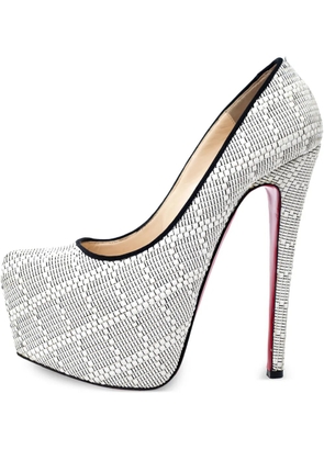 Christian Louboutin Pre-Owned 155mm Daffodil pumps - White