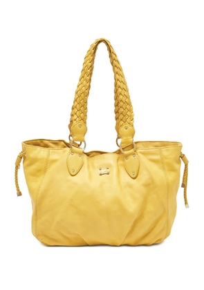 Michael Kors Vintage pre-owned leather braided tote bag - Yellow
