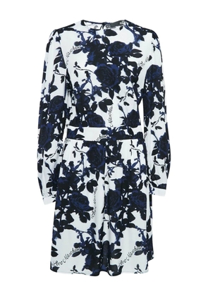 Moschino Pre-Owned floral-print dress - White