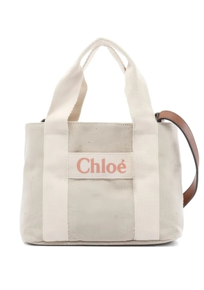 Chloé Pre-Owned 2020s logo detail tote bag - Neutrals