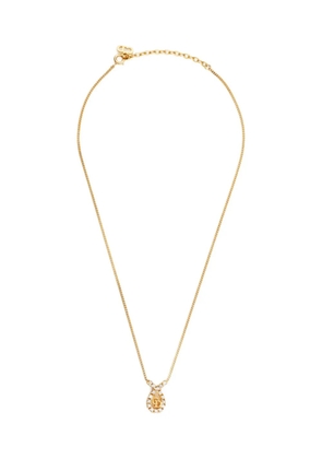 Christian Dior Pre-Owned 1990-2000s logo-pendant necklace - Gold
