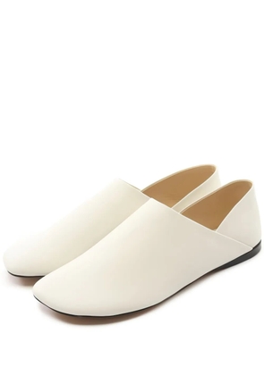 Loewe Pre-Owned leather slip-ons - White