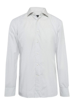Ermenegildo Zegna Vintage checked cotton shirt - White