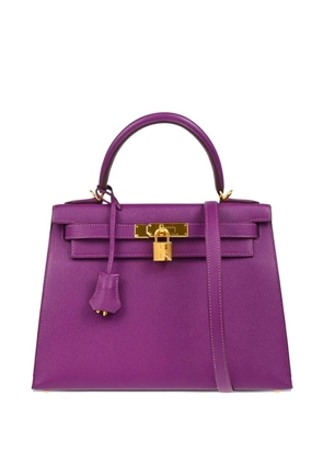Hermès Pre-Owned 2014 Kelly 28 leather handbag - Purple