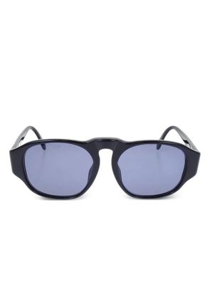 CHANEL Pre-Owned 1990-2000s round-frame sunglasses - Black