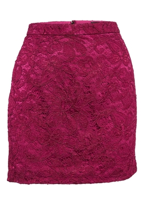 Dolce & Gabbana Pre-Owned lace-detailing skirt - Pink