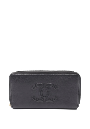 CHANEL Pre-Owned 2018-2019 Coco Mark wallet - Black
