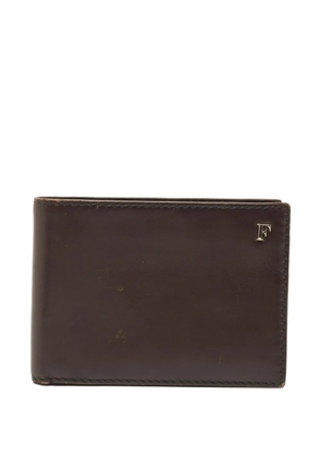 Gianfranco Ferré Pre-Owned leather bi-fold wallet - Brown