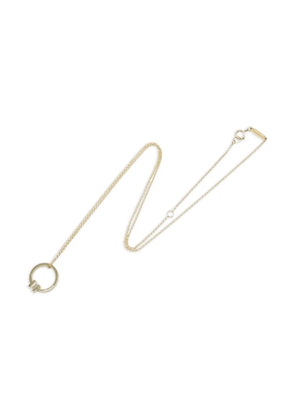 Tiffany & Co. Pre-Owned 10s 18K yellow gold T square-diamond necklace