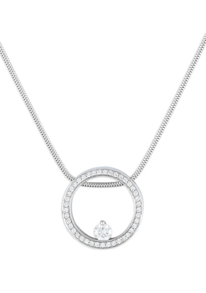 Movado 18K white gold diamond necklace