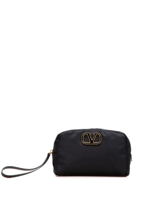 Valentino Garavani Pre-Owned 2018-2025 VLogo Nylon pouch - Black