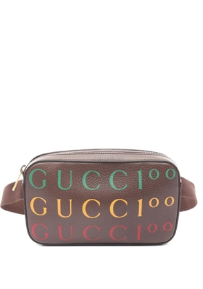 Gucci Pre-Owned 2010s Centennial leather belt bag - Brown