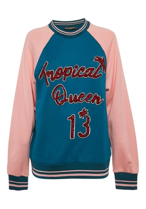 Dolce & Gabbana Pre-Owned raglans-sleeve sweatshirt - Blue