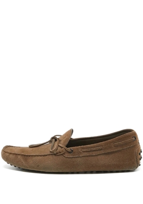 Tod's Vintage Gommino suede loafers - Brown