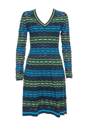 Missoni Pre-Owned 2023 wave-patterned dress - Blue
