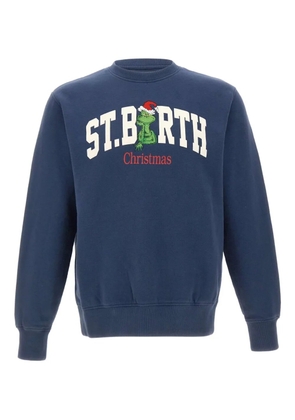 MC2 Saint Barth logo-print crew-neck sweatshirt - Blue