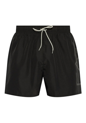 Ea7 Emporio Armani logo-print swim shorts - Black