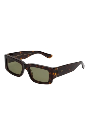 Retrosuperfuture rectangle frame sunglasses - Brown