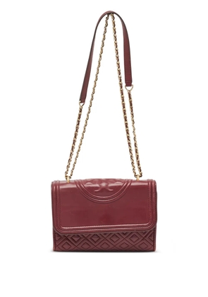 Tory Burch pre-owned diamond-quilting leather shoulder bag - Red