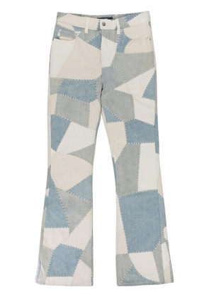 AMIRI patchwork-design jeans - Blue