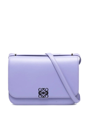 Loewe Pre-Owned 2021 Medium Leather Goya crossbody bag - Purple