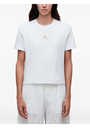 Osklen palm-tree embroidered T-shirt - White