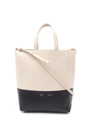 Celine Pre-Owned small Hippopotamus two-tone tote bag - White