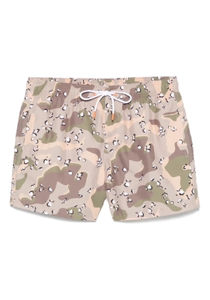 Sundek camouflage-print swim shorts - Green