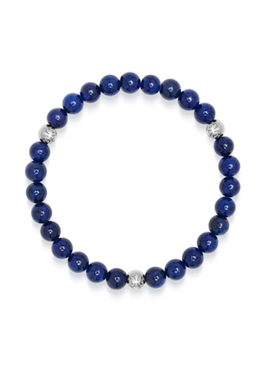 Nialaya Jewelry 6mm lapis lazuli beaded bracelet - Blue