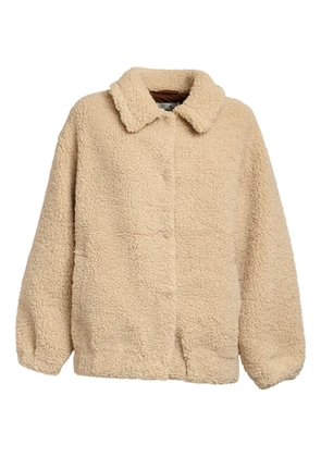 MC2 Saint Barth Jeanne teddy patch jacket - Neutrals