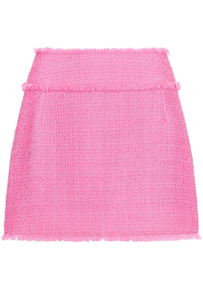 Dolce & Gabbana high-waist tweed miniskirt - Pink