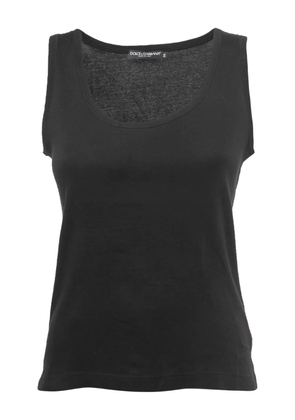 Dolce & Gabbana Pre-Owned cotton sleeveless top - Black
