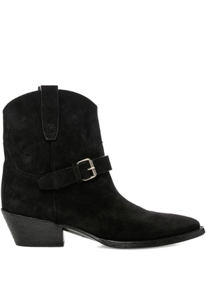 Saint Laurent West buckled boots - Black
