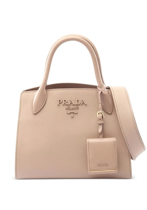 Prada Pre-Owned 2010 saffiano cuir monochrome leather handbag - Neutrals