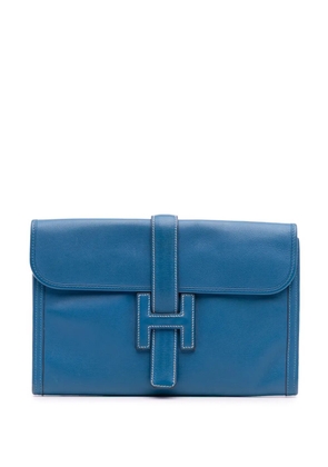 Hermès Pre-Owned 2000-2014 Swift Jige Elan 29 clutch bag - Blue