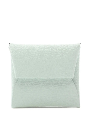 Hermès Pre-Owned 2024 Bastia Verso wallet - Green