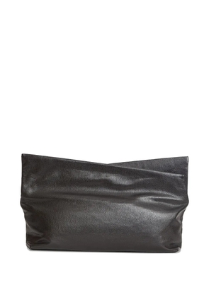 AMINE zip gazel clutch bag - Black