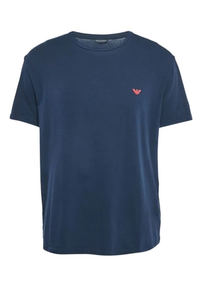 Emporio Armani Pre-Owned logo-print T-shirt - Blue
