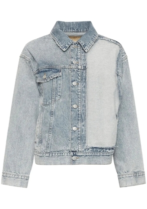 MM6 Maison Margiela distressed-effect denim jacket - Blue