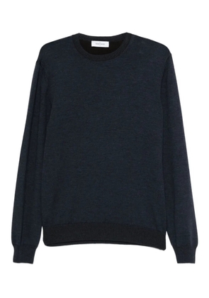 Gran Sasso crew-neck wool sweater - Blue