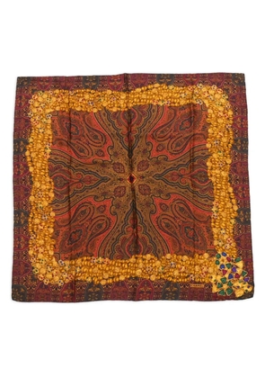 CHANEL Pre-Owned 1990s paisley-print scarf - Red