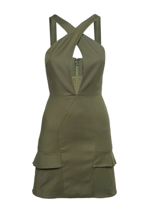 Cushnie cut-out mini dress - Green