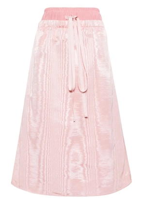 Wiederhoeft moire-effect skirt - Pink