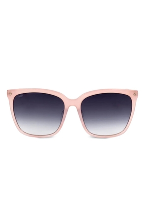 MCM square gold-tone detail sunglasses - Pink