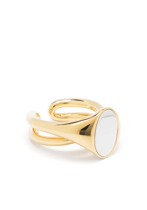 Charlotte Chesnais Initial Signet polished-finish ring - Gold