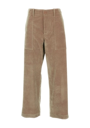 Jejia Camille corduroy pocket trousers - Neutrals
