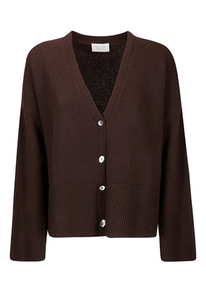 be you buttoned V-neck cardigan - Brown