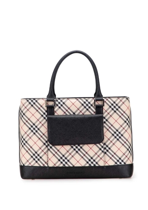 Burberry Pre-Owned 2000-2017 Nova Check Canvas tote bag - Brown