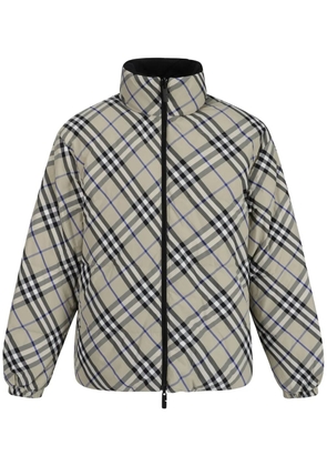 Burberry reversible puffer jacket - Grey