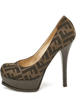 Fendi Pre-Owned monogram heeled pumps - Brown